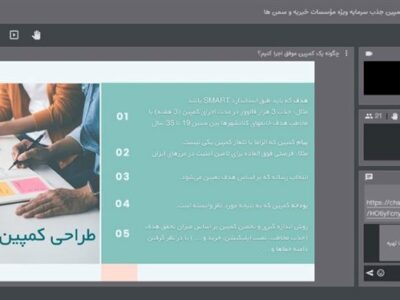 کارگاه آموزشی «طراحی کمپین جذب سرمایه ویژه خیریه‌ها و سمن‌ها» برگزار شد