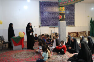جشن عید غدیر ویژه کودکان محله ارزنان برگزار شد