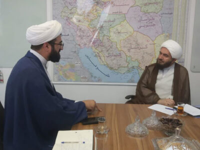 مدیر موسسه ثاقب با حجت الاسلام و المسلمین حاج علی اکبری دیدار و گفتگو کرد