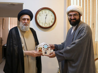 مدیر موسسه فرهنگی تبلیغی ثاقب با حجت الاسلام علوی تهرانی دیدار و گفتگو کرد