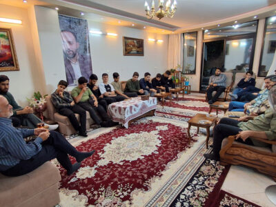 دیدار متربیان مرکز سلاله شعبه اصفهان با خانواده شهید حامد مشکاتی