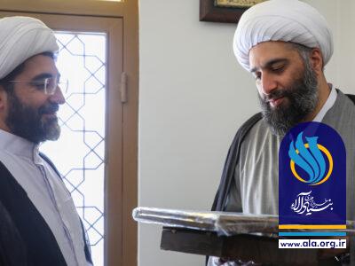 دیدار حجت‌الاسلام کاشانی با مدیر اجرایی آستان زینب(س)